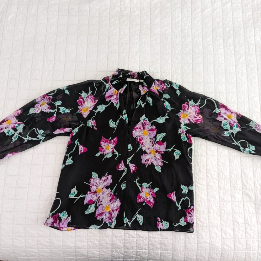 A.L.C. floral blouse